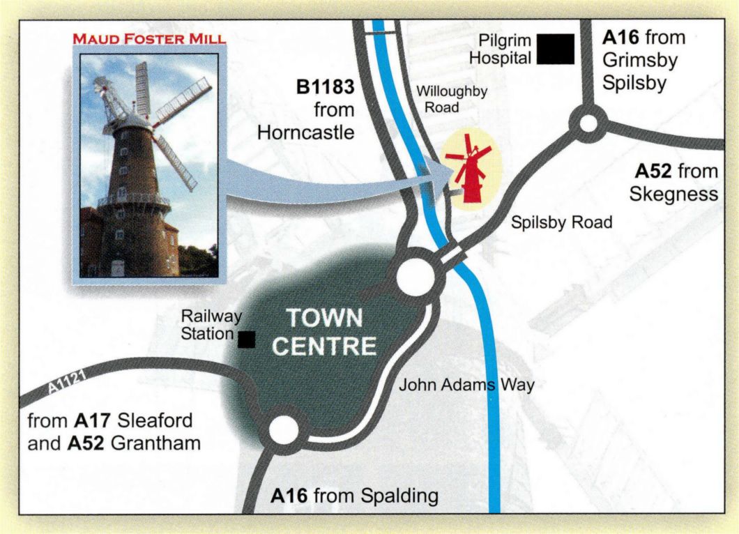 Location of Maud Foster Windmill